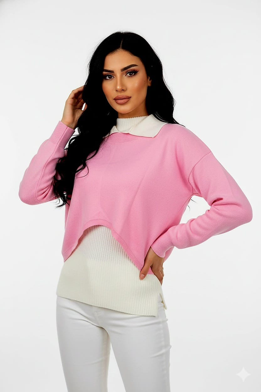 Bella Layered Knit Top
