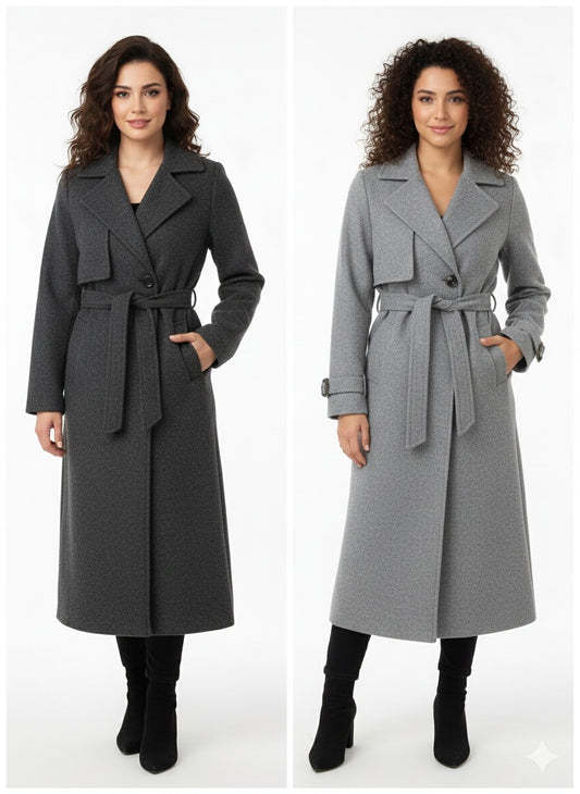 Cluso Tailored Belted Coat