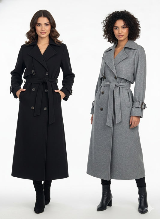 Cluso Tailored Belted Coat