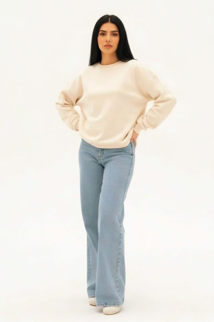 Olivia Crew Neck Sweat Shirt