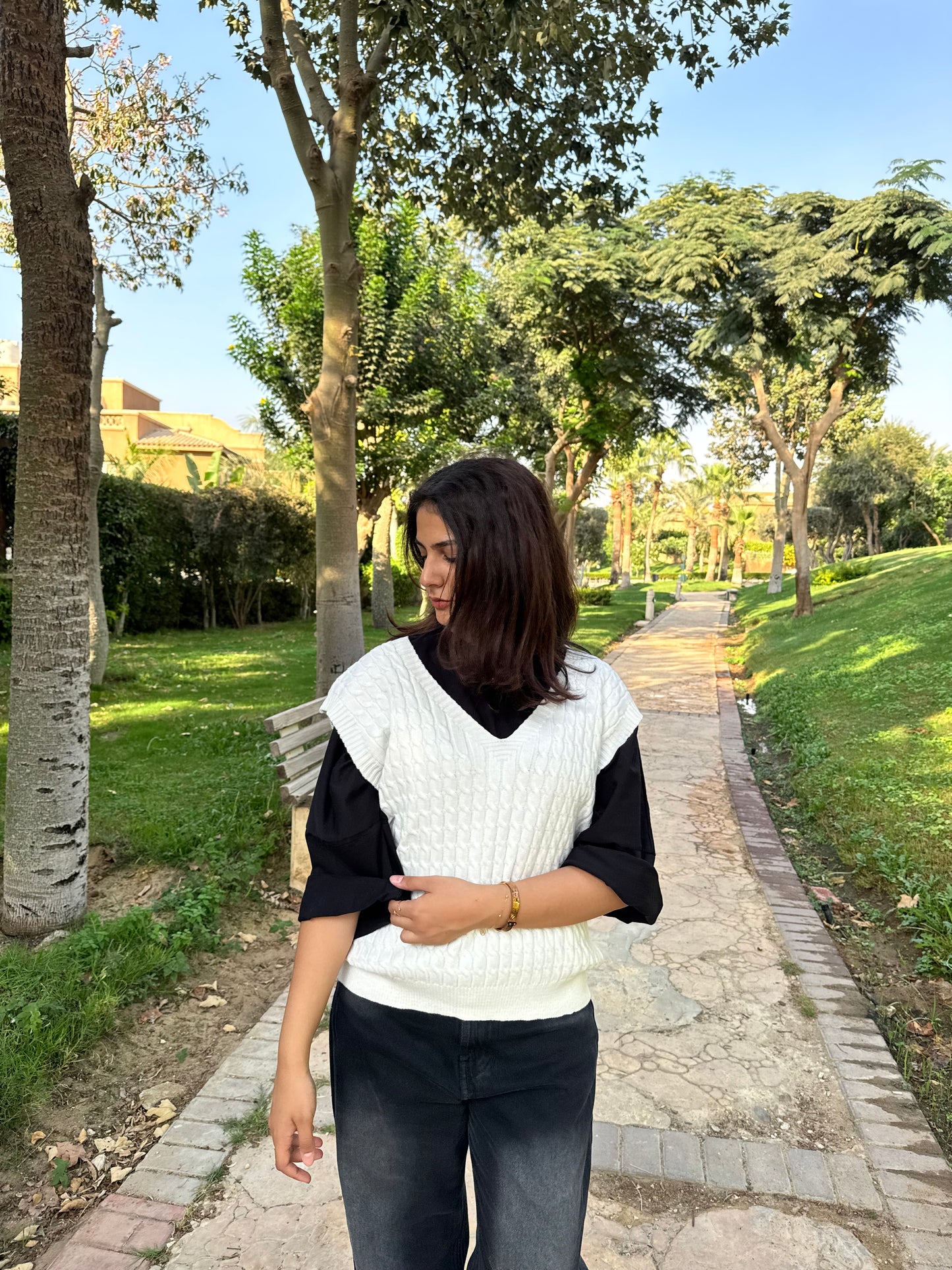 Nock Nock V-Neck Knitted Autumn Classy Vest