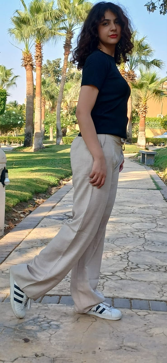 Harvest Classic Autumn Weave Heavy Linen Trousers