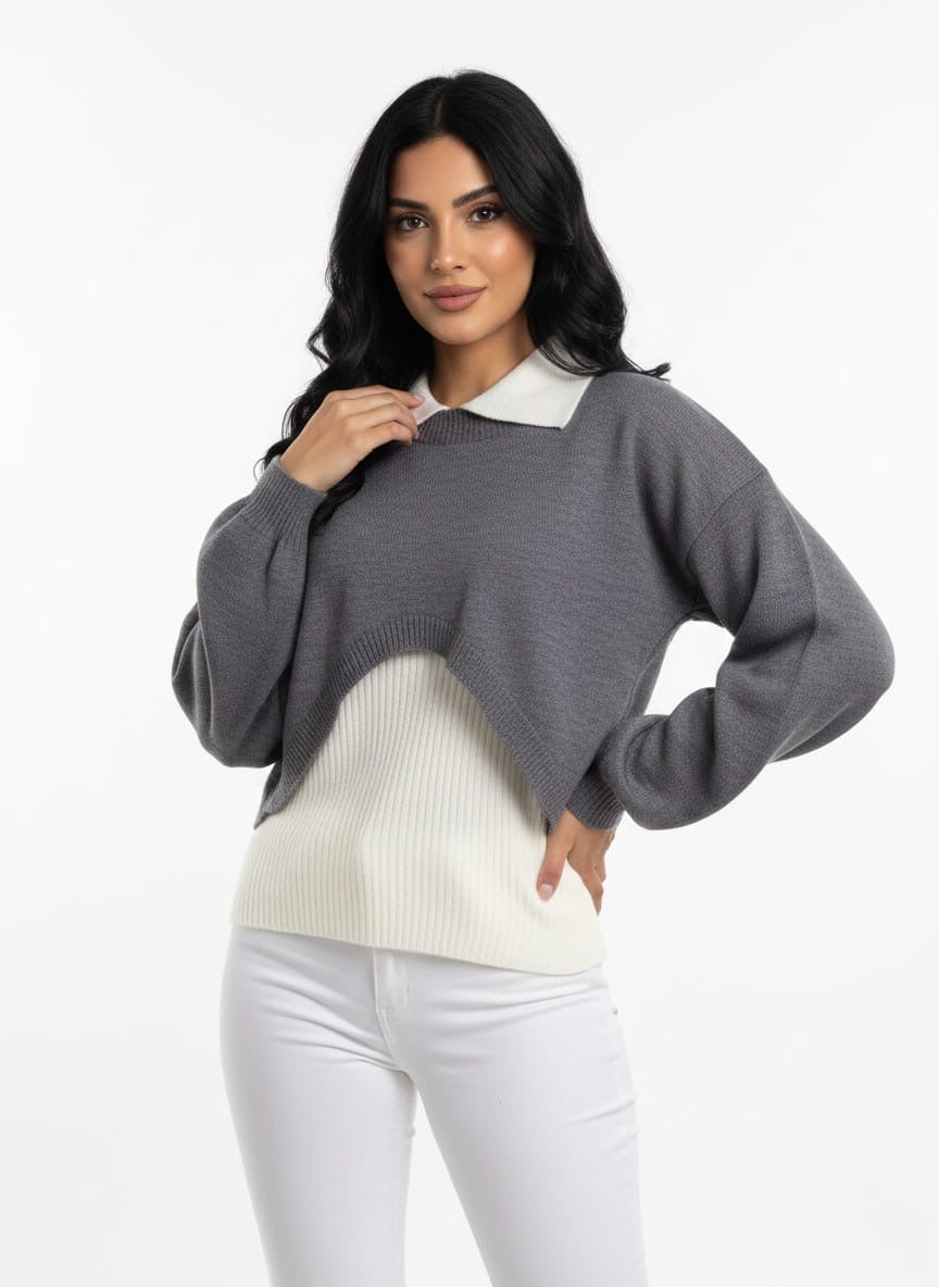 Bella Layered Knit Top