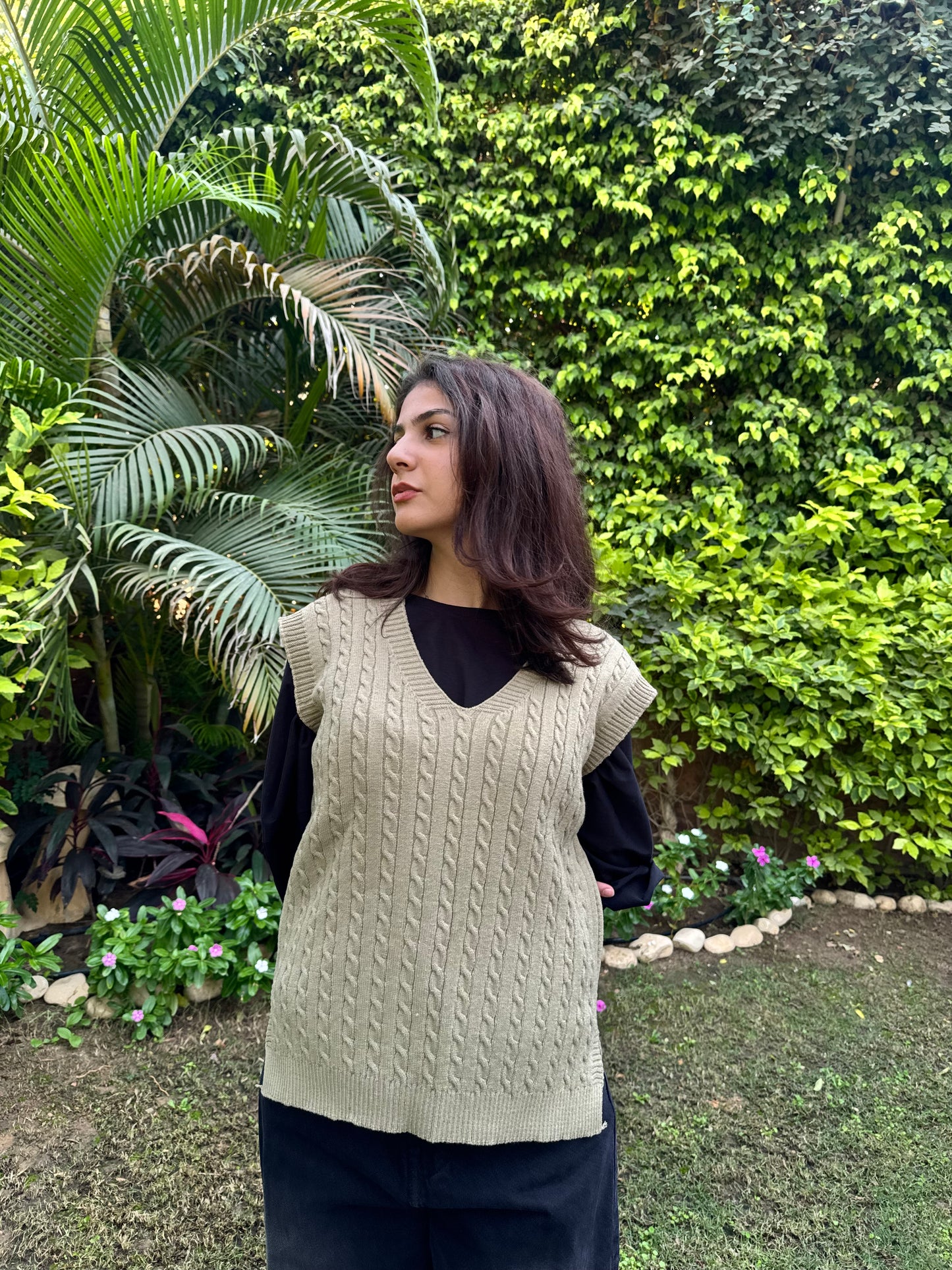 Nock Nock V-Neck Knitted Autumn Classy Vest