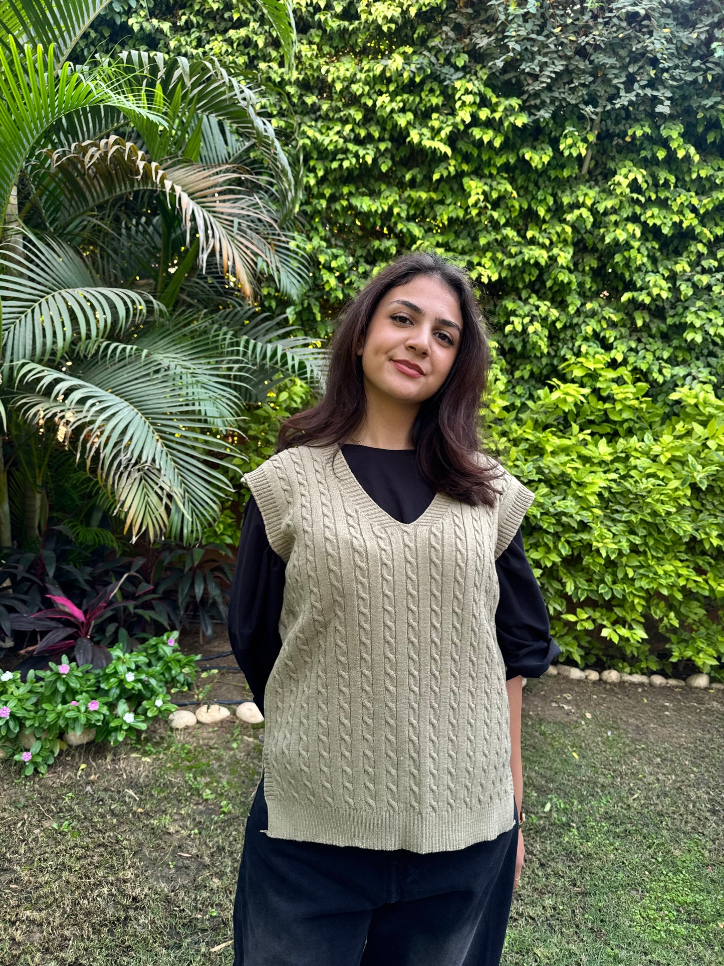 Nock Nock V-Neck Knitted Autumn Classy Vest