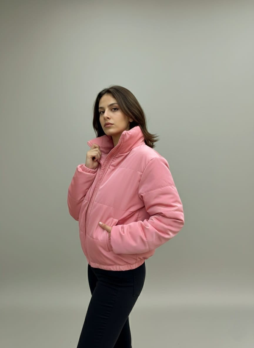 Limo Puffer Cropped Sweater