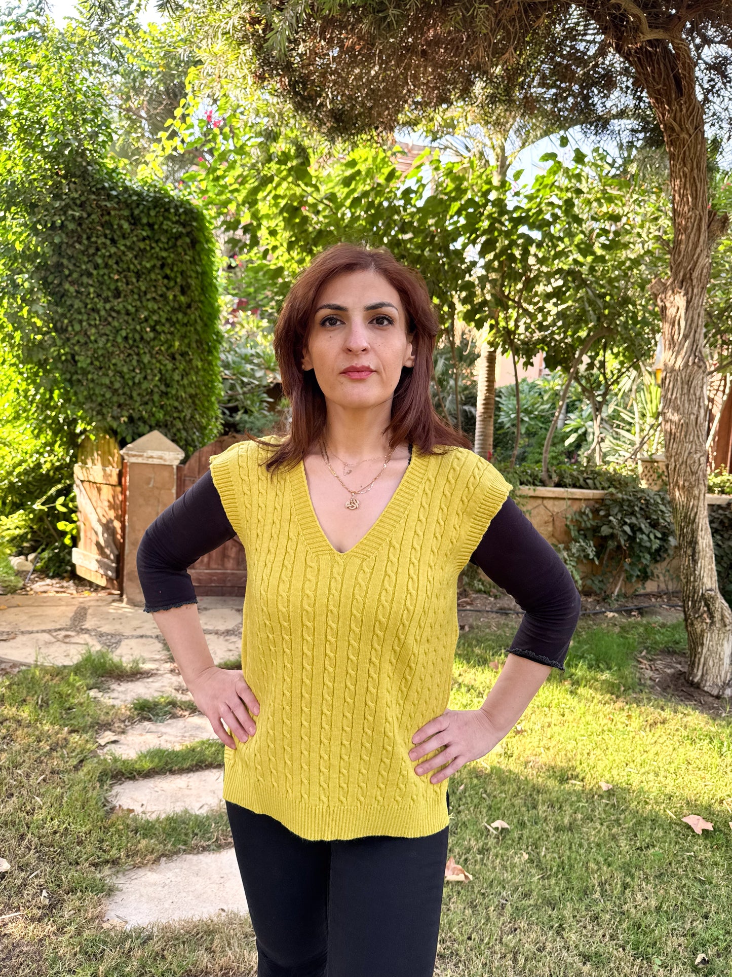 Nock Nock V-Neck Knitted Autumn Classy Vest