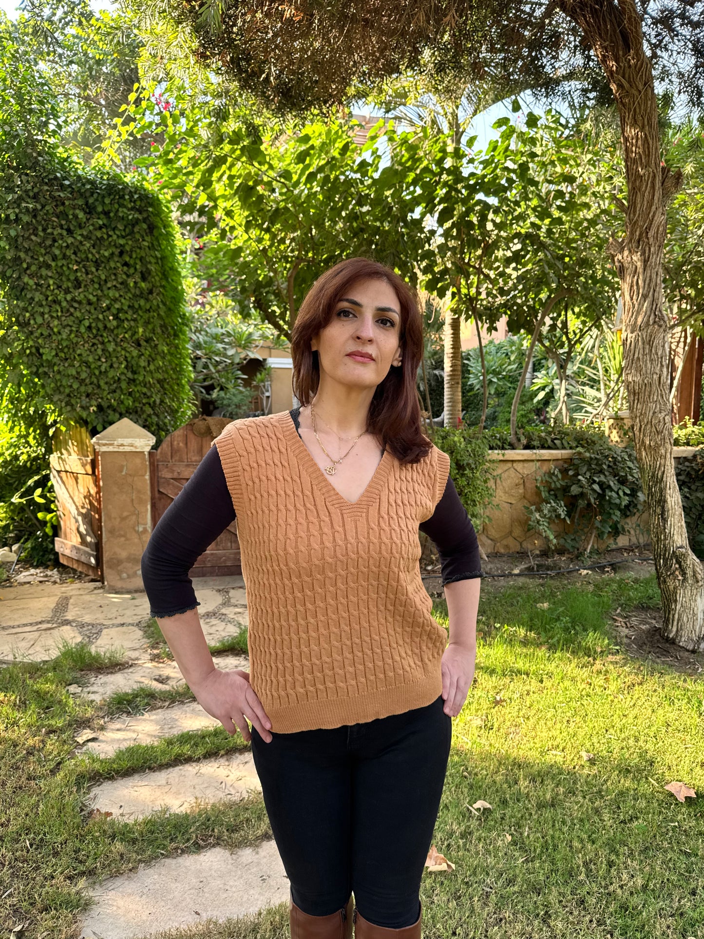 Nock Nock V-Neck Knitted Autumn Classy Vest