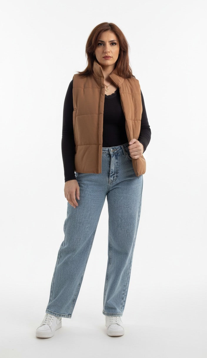 Tiffany Short- Puffer Vest