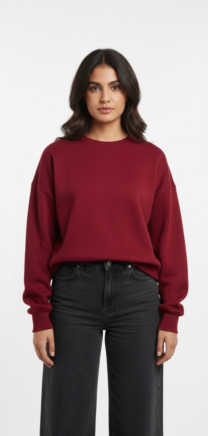 Olivia Crew Neck Sweat Shirt