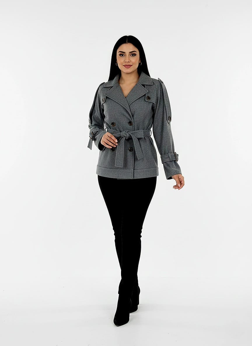 Short Peacoat/Trench Hybrid