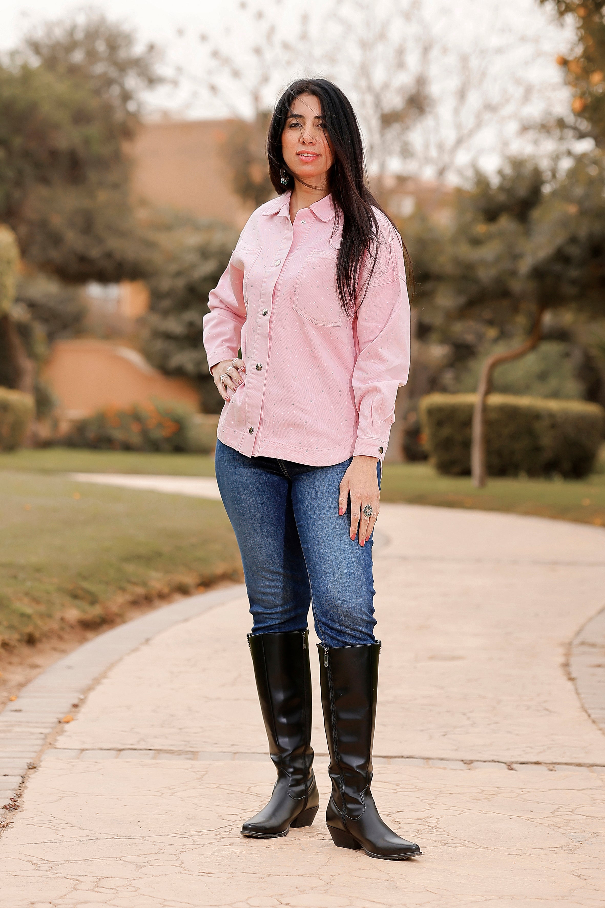 Galaxy Gabardine Chemise