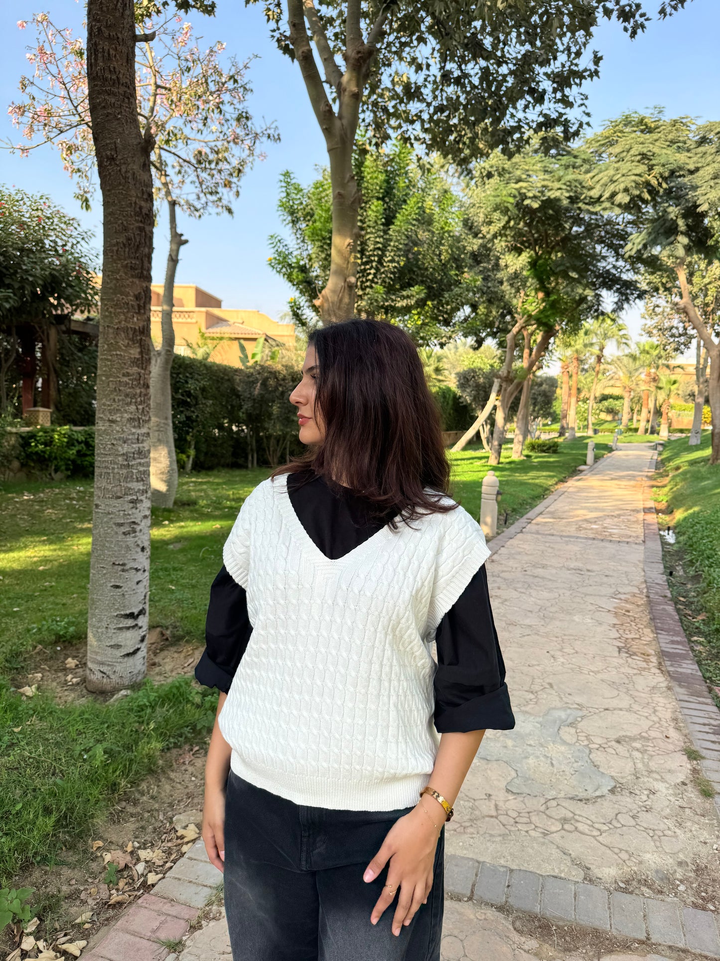 Nock Nock V-Neck Knitted Autumn Classy Vest