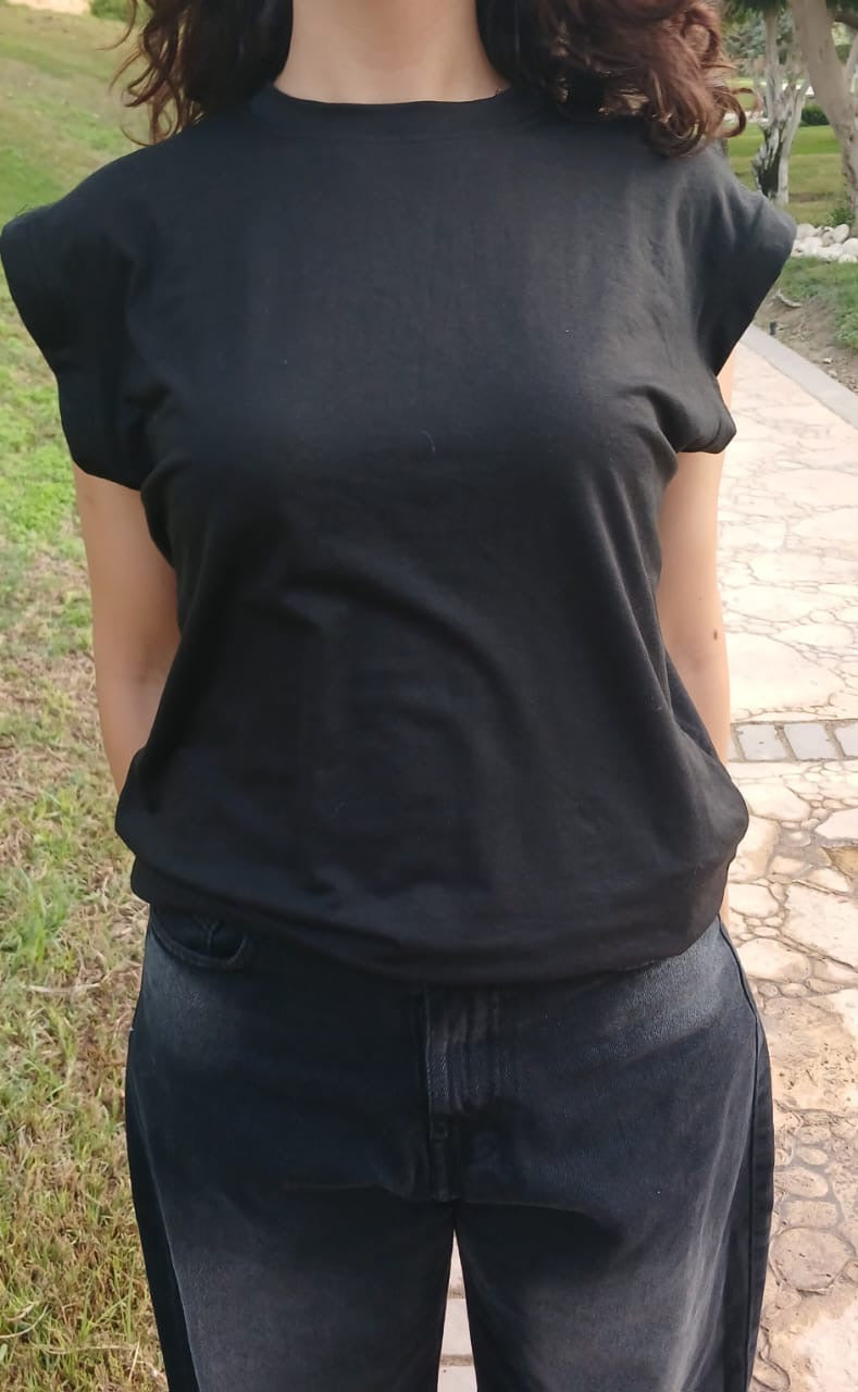 Japanese Cut Sleeveless Cotton T-shirt