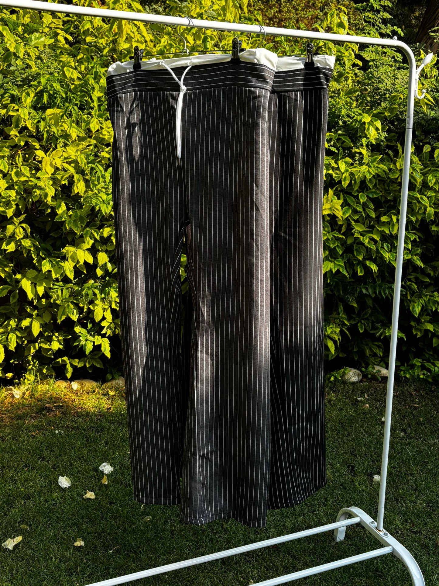 P.  Style Striped Statement Pants