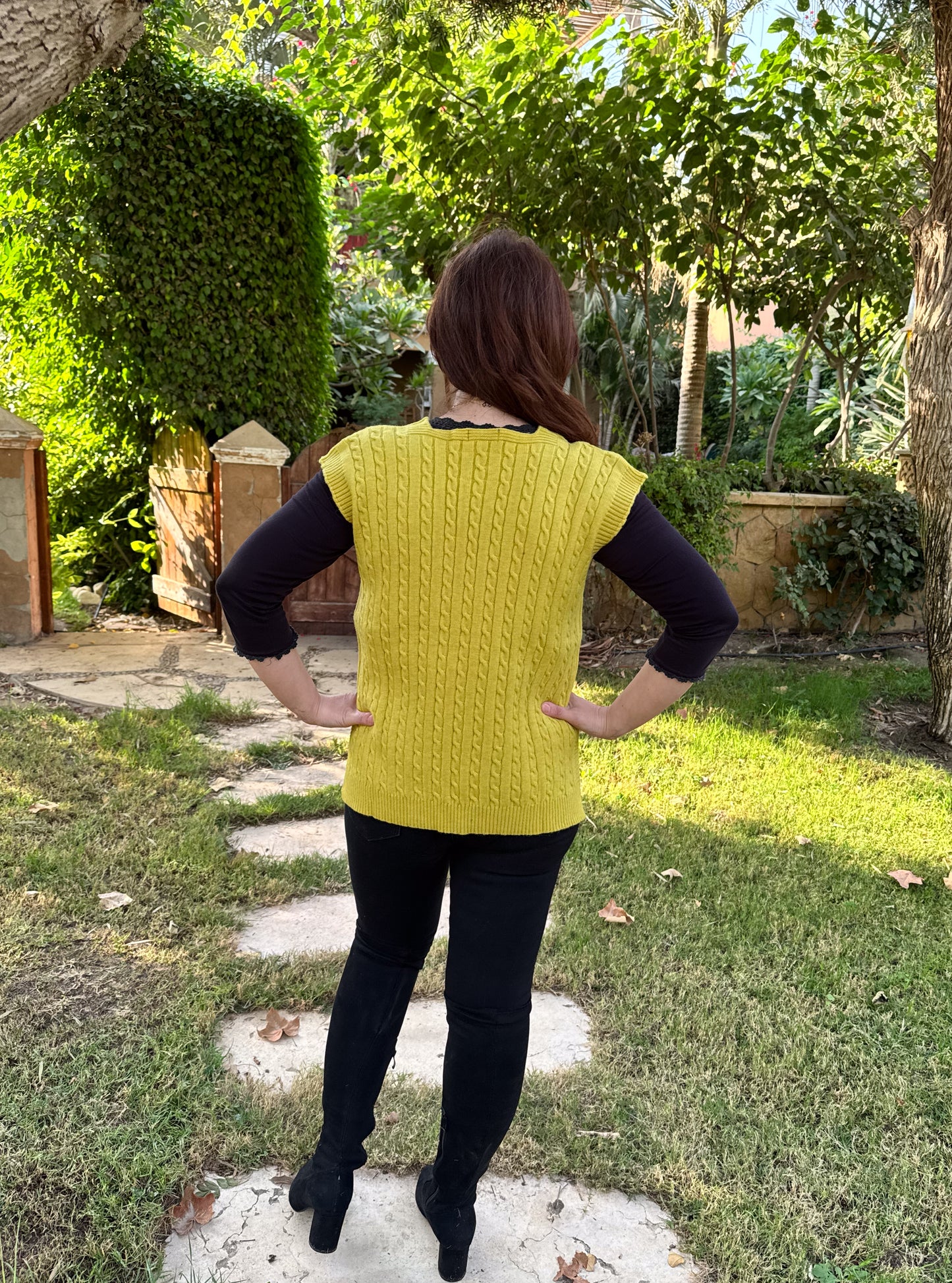 Nock Nock V-Neck Knitted Autumn Classy Vest