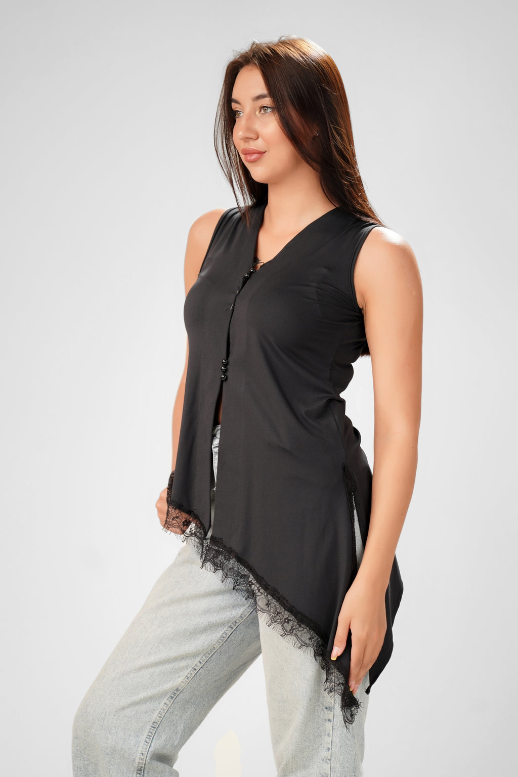 Obsidian Shadow High-Low Top