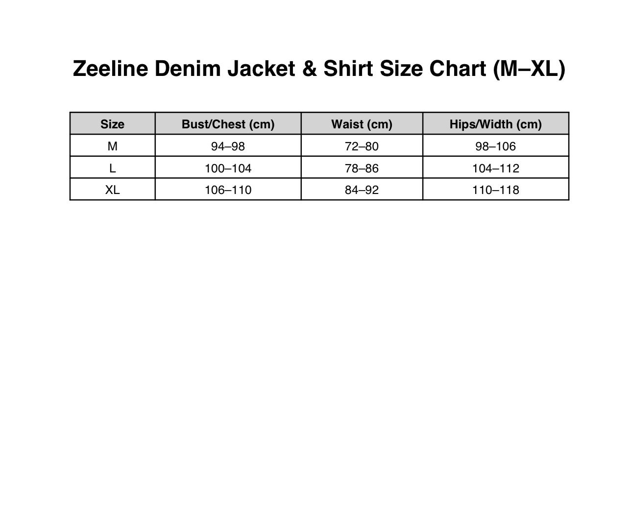 Texas Denim Chemise