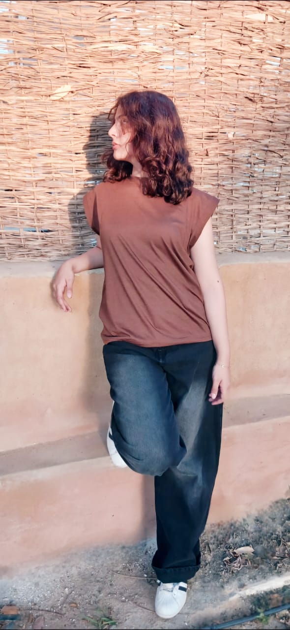 Japanese Cut Sleeveless Cotton T-shirt