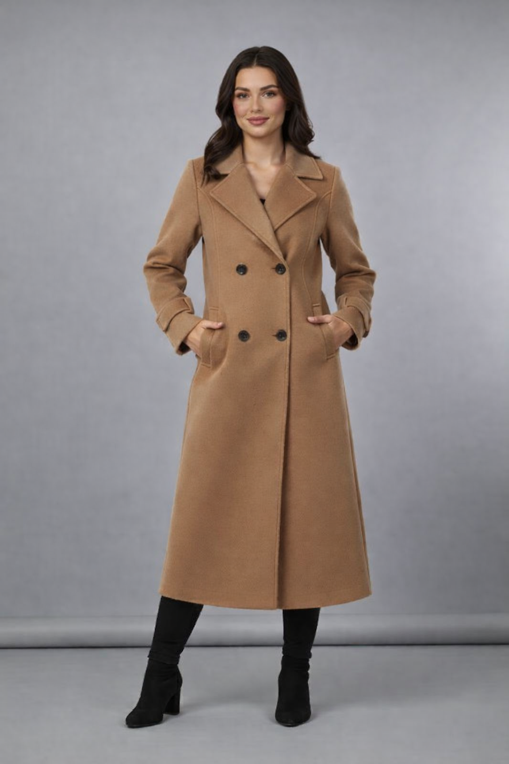 Alda Timeless Double-Breasted Coat