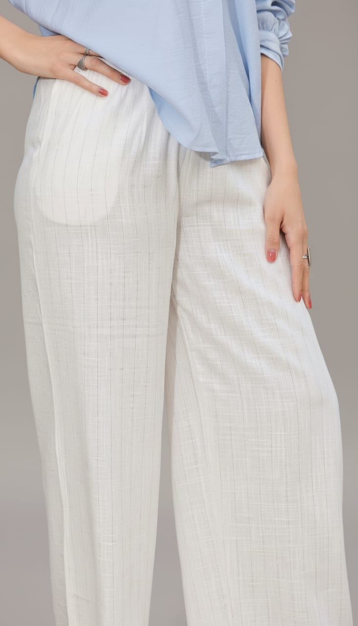 Barry Linen Stripped Pants