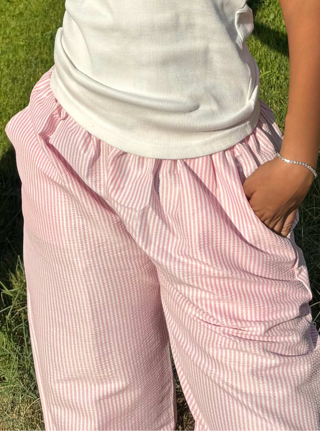 Blurry Striped Pants