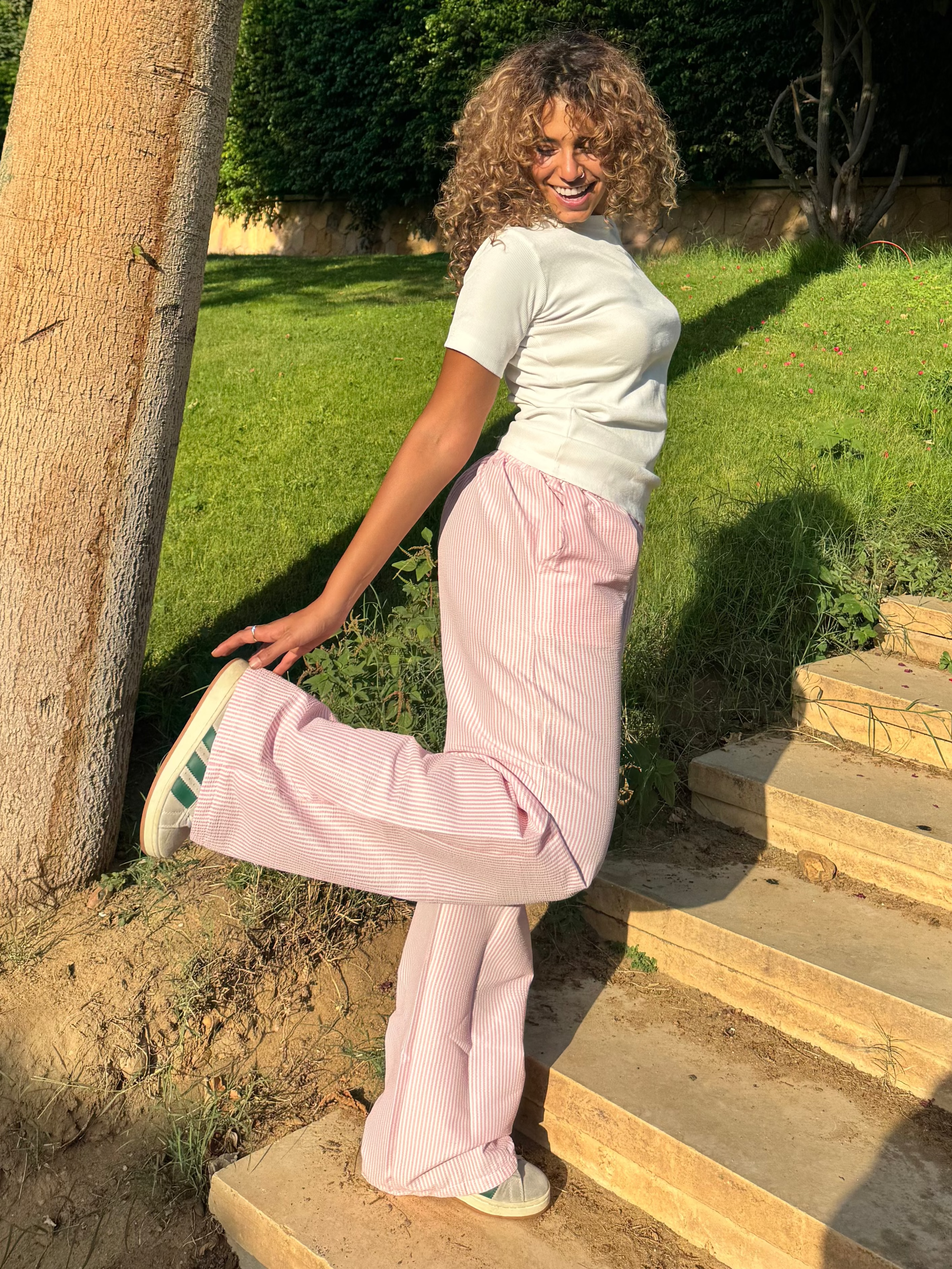 Blurry Striped Pants