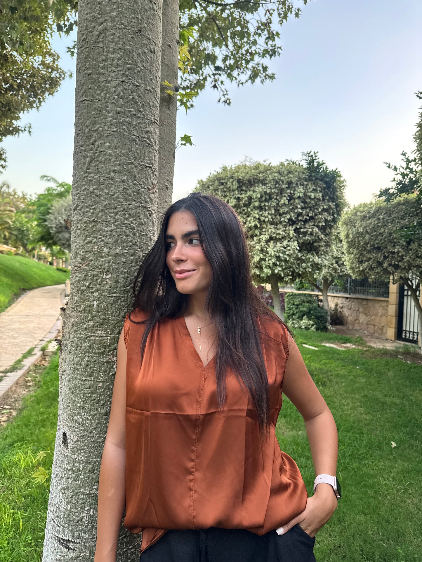 Zee Glow V-neck Top