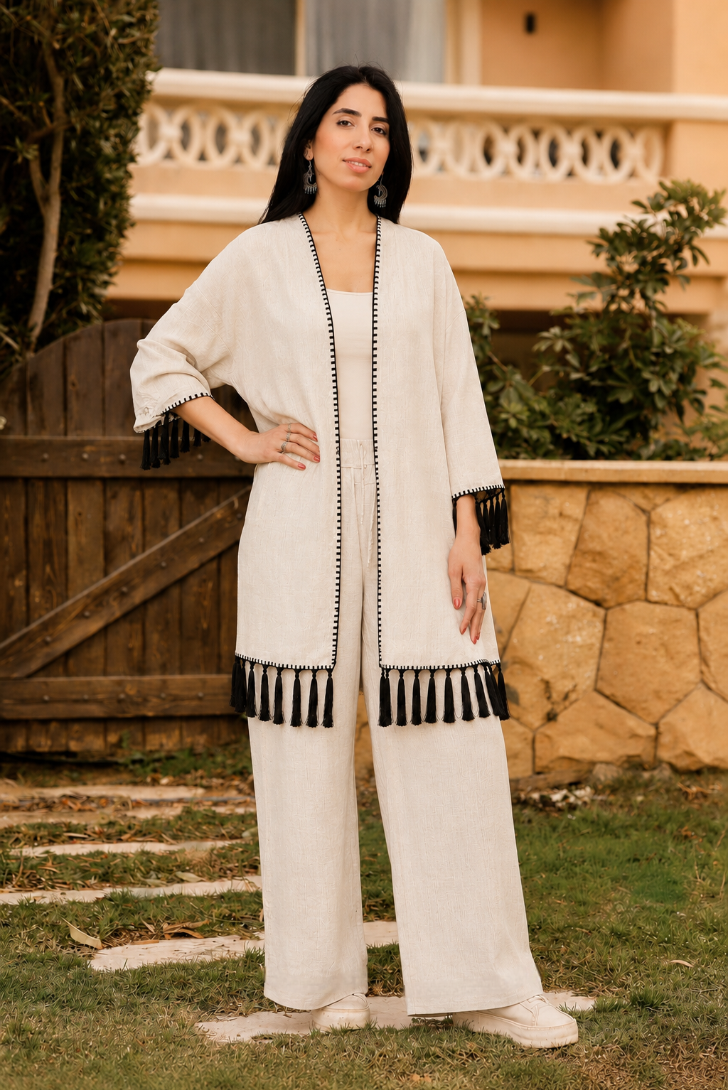 The Sahara Tassel Trim Co-ord Set