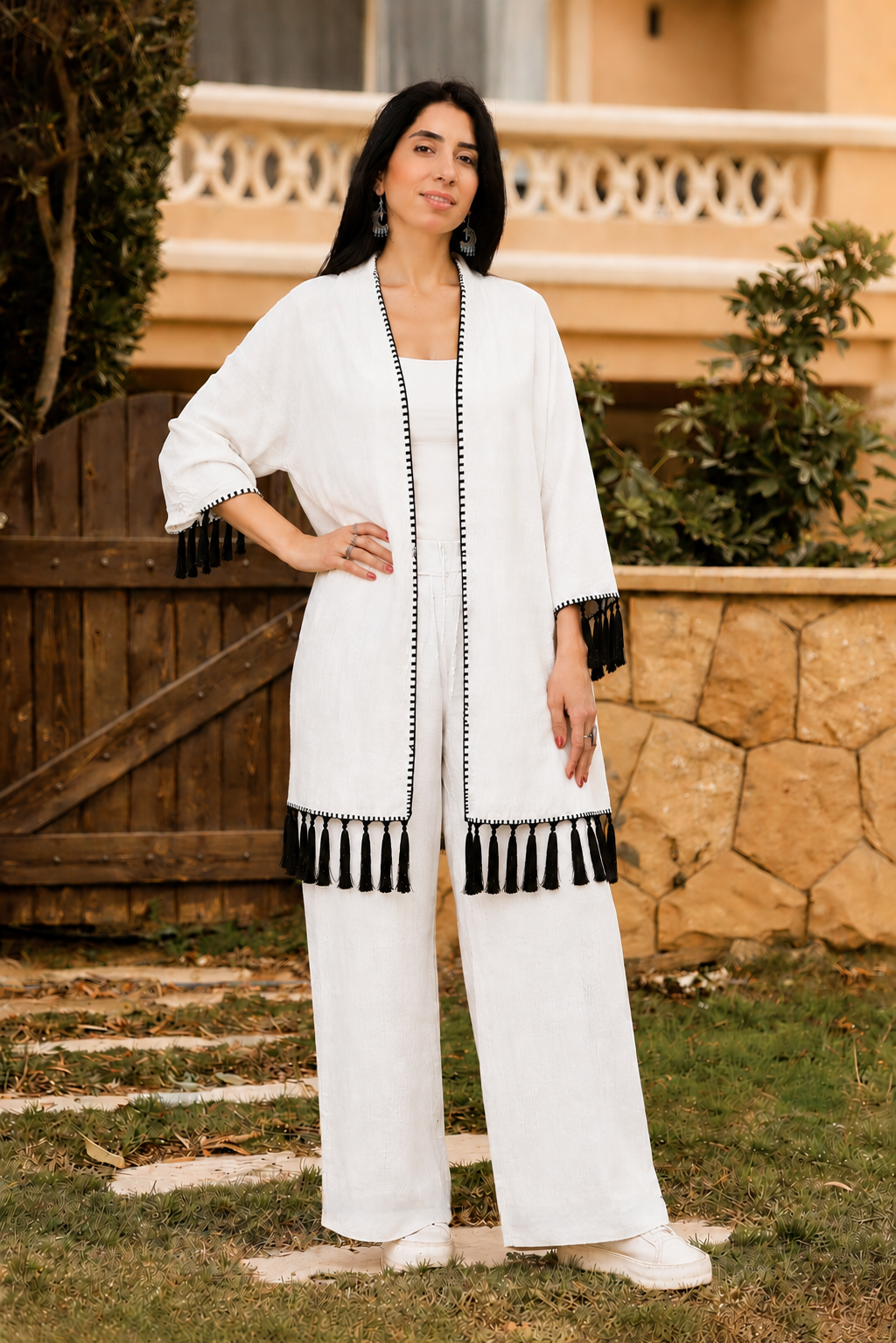 The Sahara Tassel Trim Co-ord Set