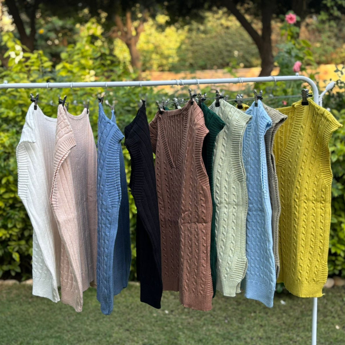 Nock Nock V-Neck Knitted Autumn Classy Vest