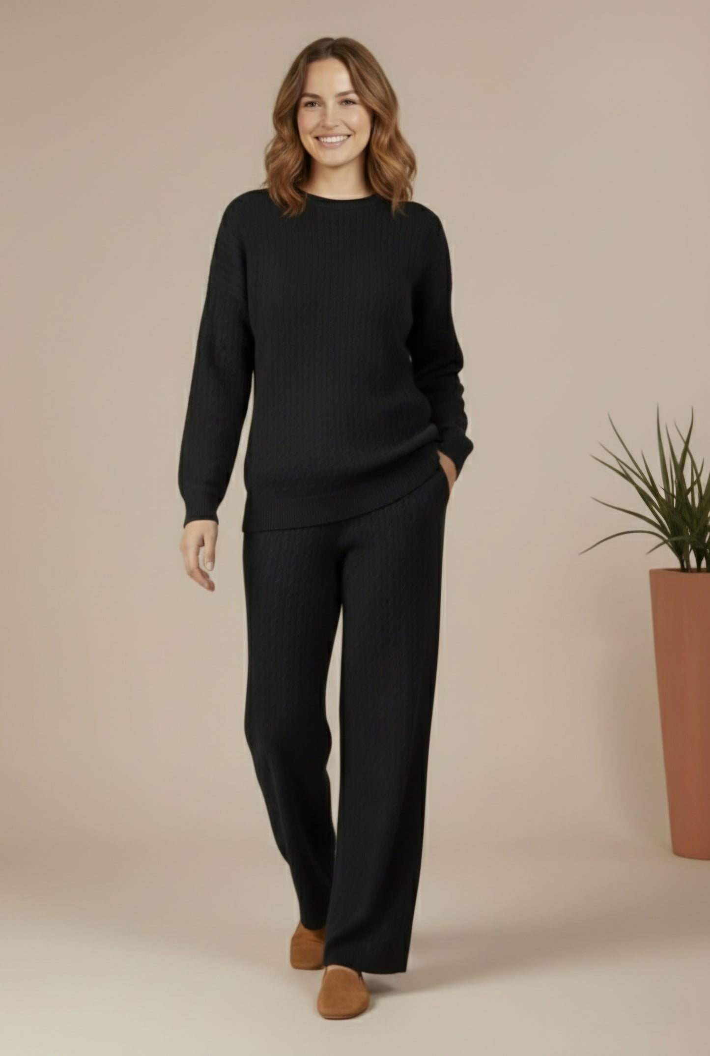 Braided Cozy Knit Set