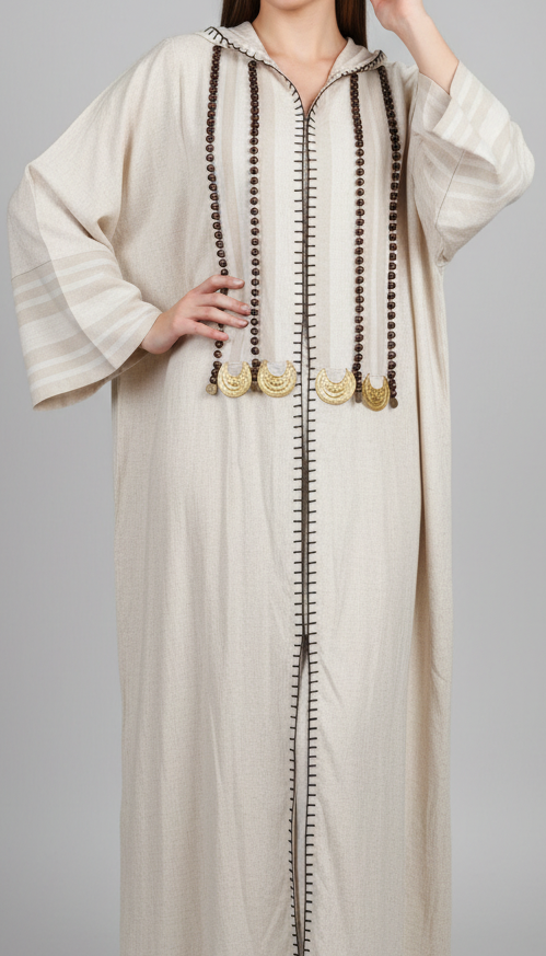 Golden Amazigh Kaftan