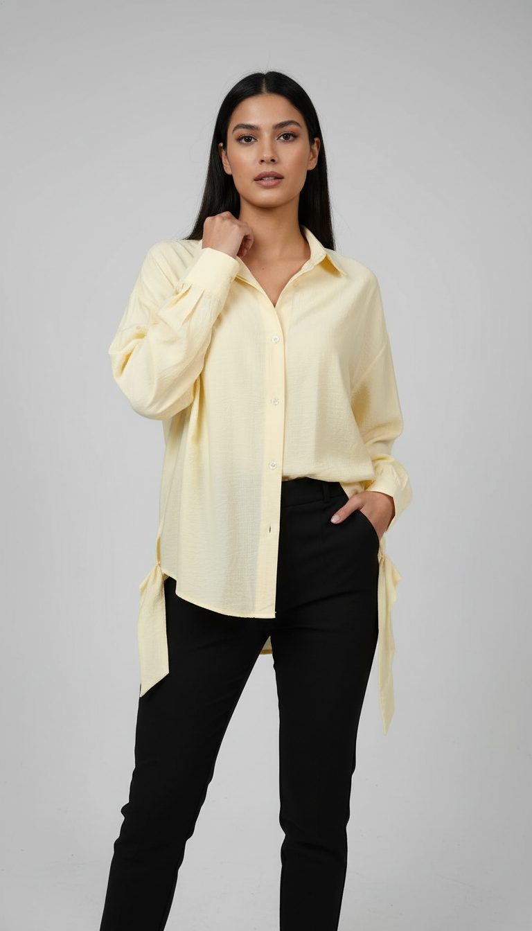 The Lyra Tie-Cuff Blouse