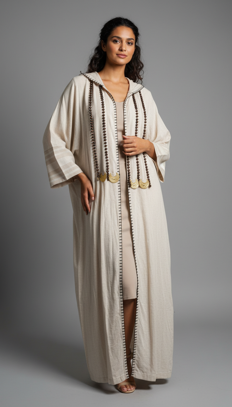 Golden Amazigh Kaftan