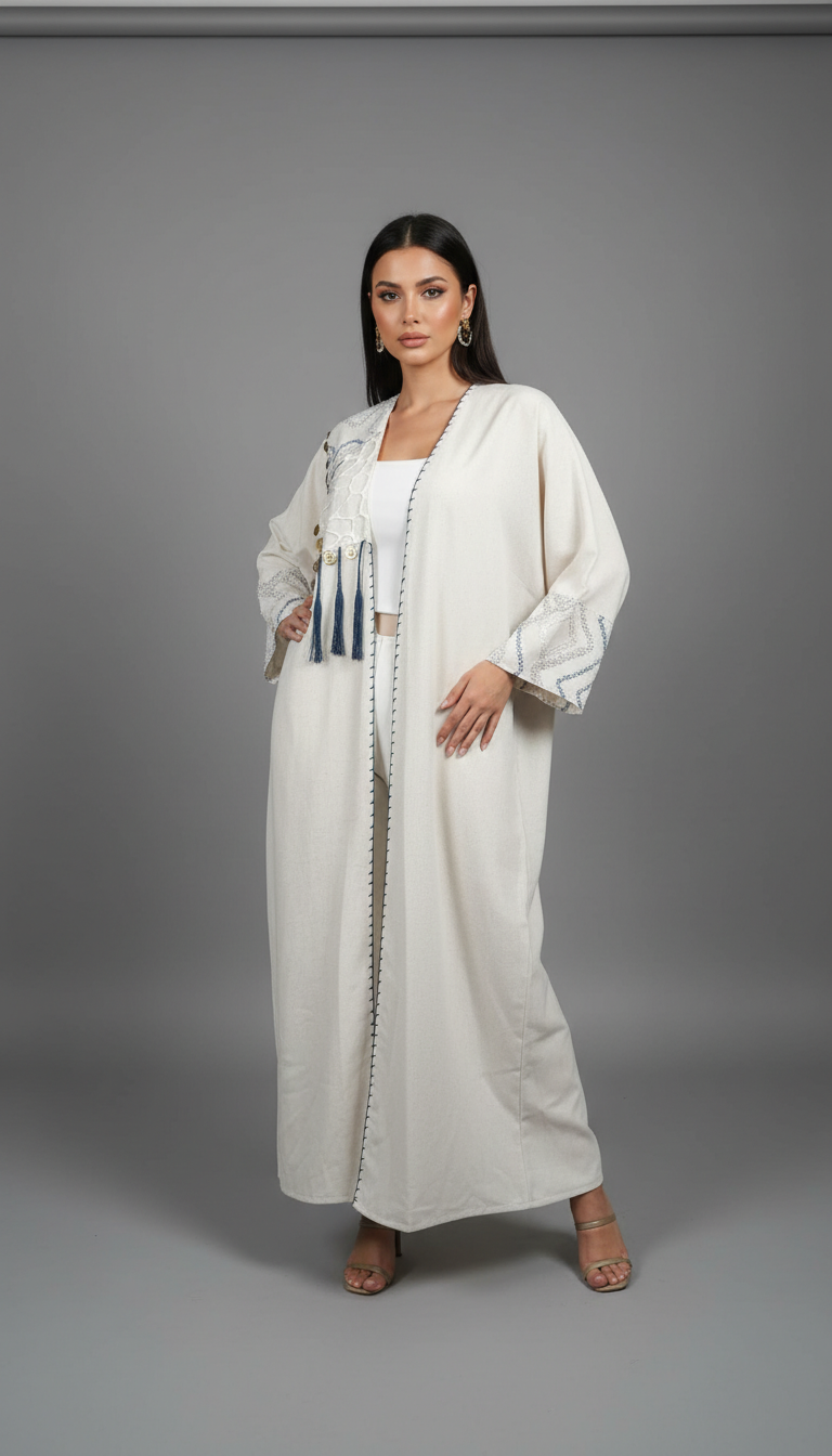 Fatimah Fringes Kaftan