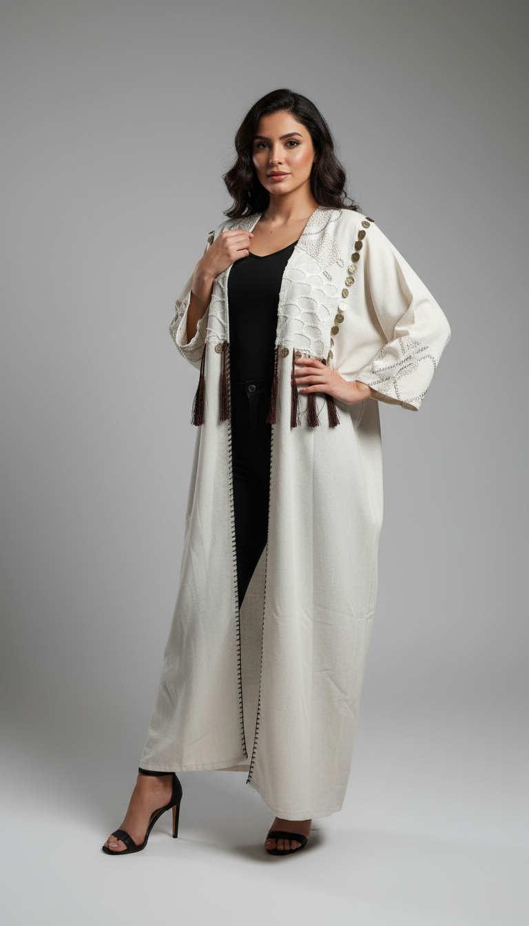 Fatimah Fringes Kaftan