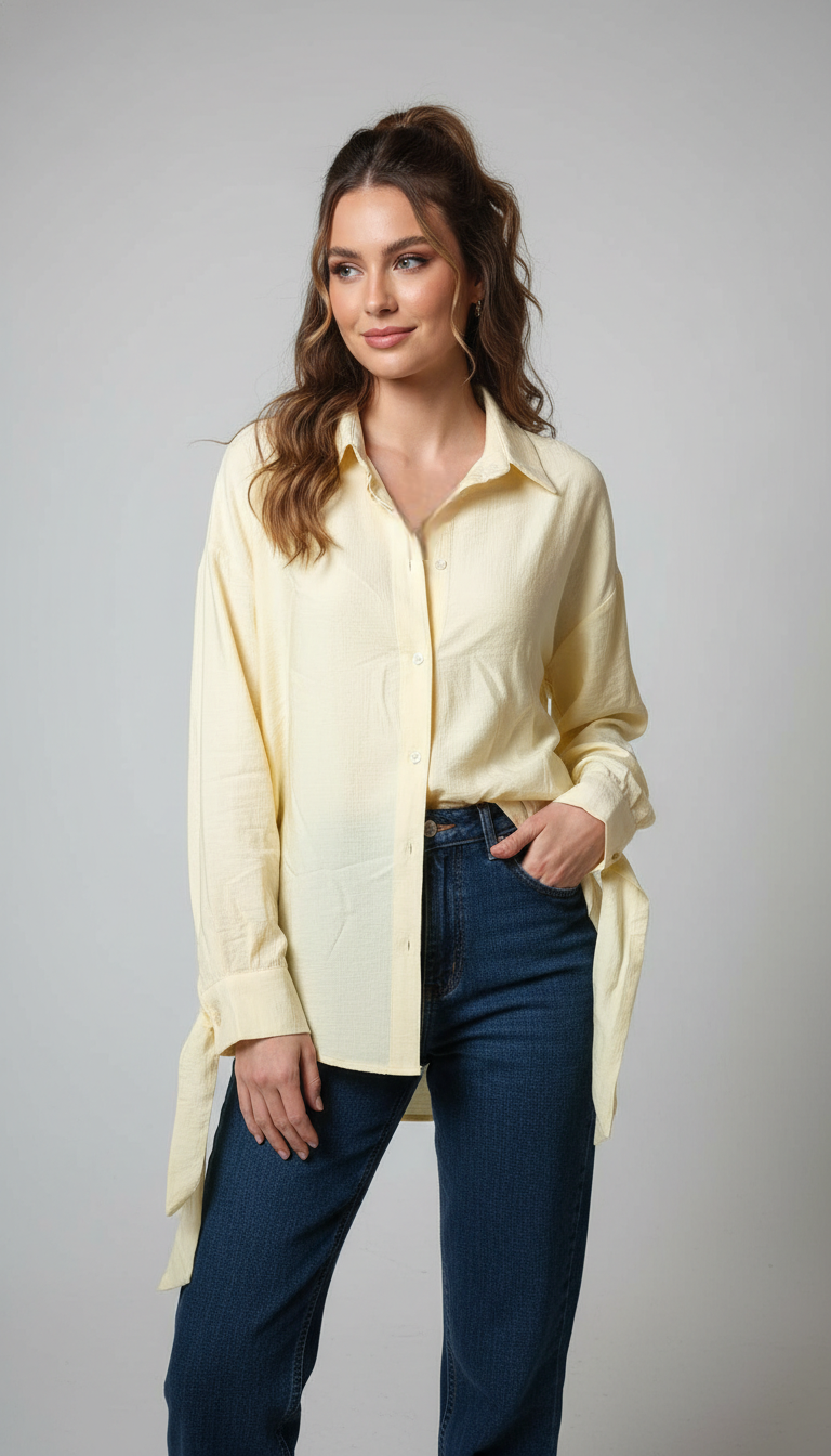 The Lyra Tie-Cuff Blouse