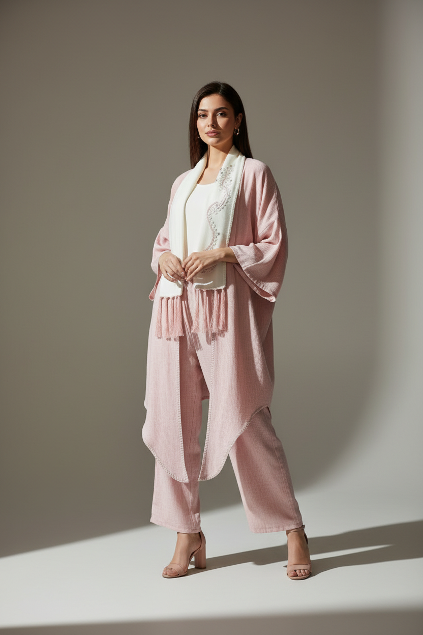 TAJ  Embroidered Set