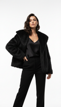 Luna Unique Cropped Faux-fur Jacket