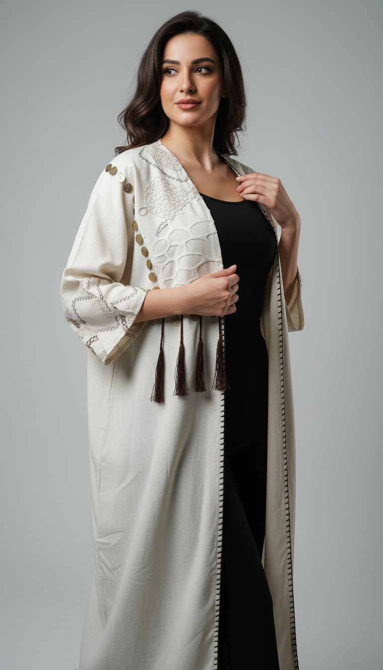 Fatimah Fringes Kaftan
