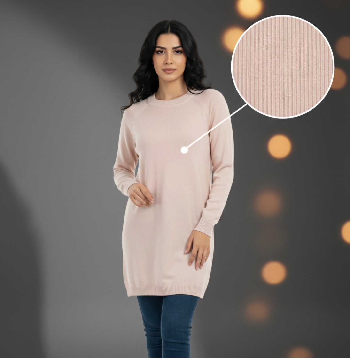 Zodiac Mock-neck Knit Pullover