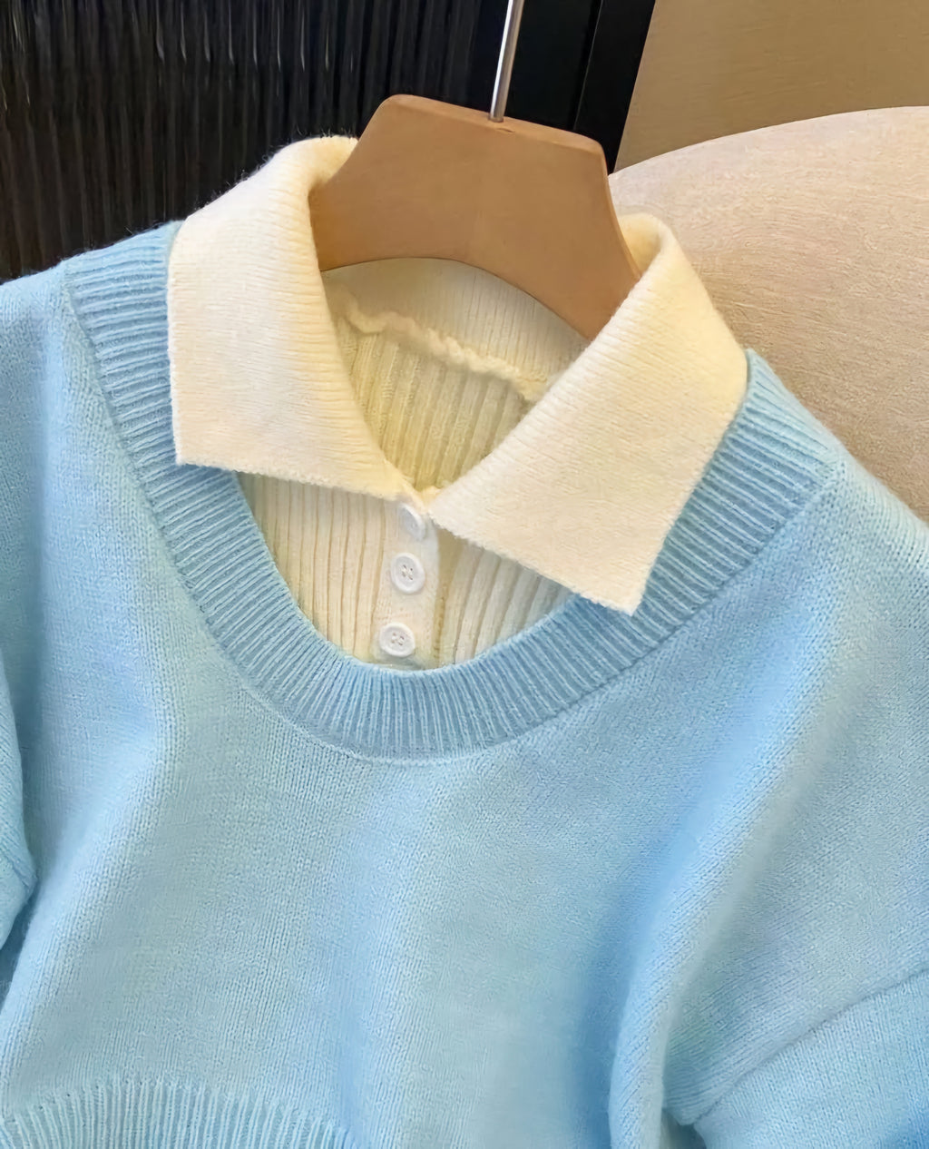 Natalia Layered Knit Top
