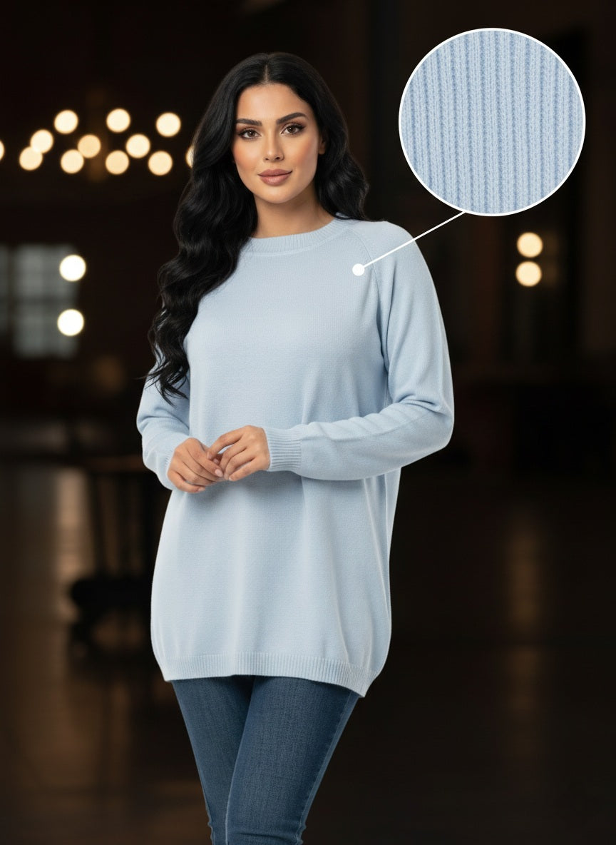 Zodiac Mock-neck Knit Pullover