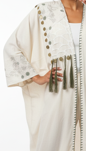 Fatimah Fringes Kaftan